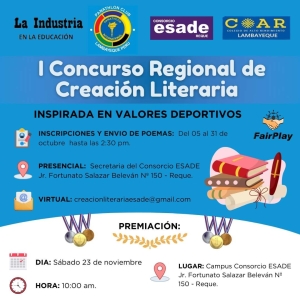 Panathlon Club Lambayeque - I concurso regional de creación literaria