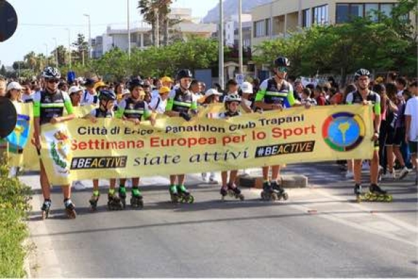 EWOS 2023 - Panathlon International Club Trapani - Inaugurato ad Erice il “Giardino dello sport Falcone e Borsellino”
