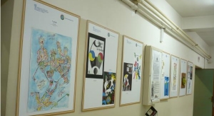 La Mostra del 14° Concorso grafico all'Open Day 2017 di Latina