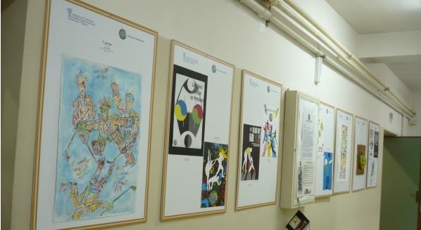 La Mostra del 14° Concorso grafico all'Open Day 2017 di Latina