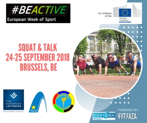 BEACTIVE squat &amp; talk - 24-25 september in Brussels