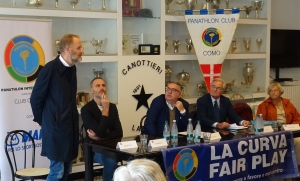 Cerimonia pubblica per consegna targhe etiche - Panathlon Club Como