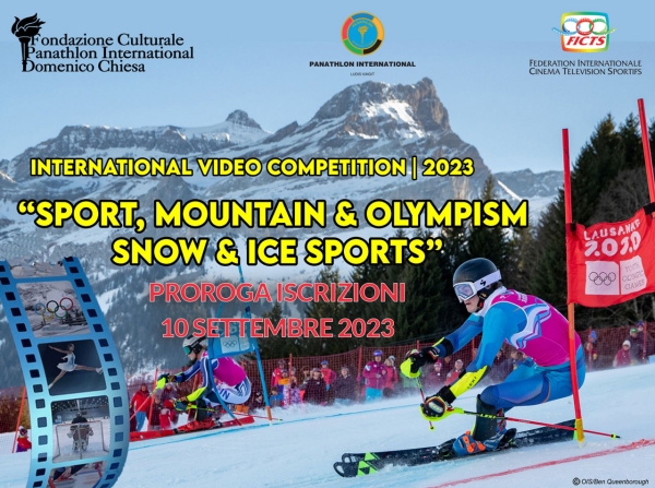 Proroga iscrizioni - International Video Competition “SPORT, MOUNTAIN &amp; OLYMPISM – SNOW &amp; ICE SPORTS”
