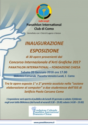 Dopo Latina la Mostra del 15 Concorso internazionale arriva a Como