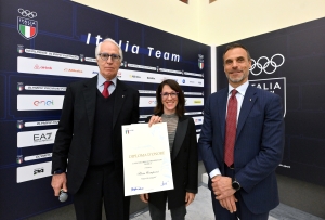 Panathlon Club Bruxelles EU - Silvia Camporesi erhält den CONI-Preis