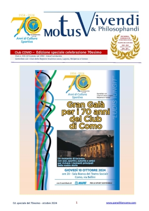Panathlon International Club Como - Motus Vivendi & Philosphandi - Edizione Speciale per il settantesimo