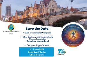 Gand 2026 : siège du 23e Congrès International du Panathlon international, de la 52e Assemblée générale et de la Cérémonie de remise du Prix « Jacques Rogge »