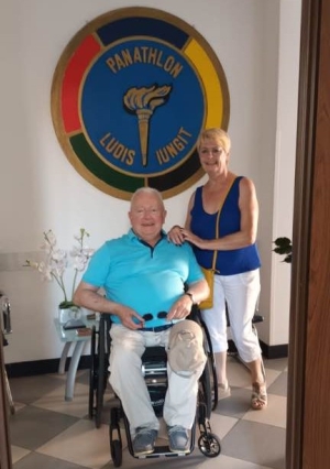 Visita del miembro del PC Gand Pascal Cornelis a la Sede Internacional de Panathlon International
