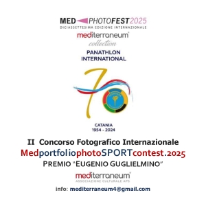 Panathlon International Club Catania - 2° Concorso fotografico internazionale "medportfoliophotoSPORTcontest.2025"