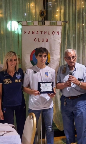 Panathlon Club Ravenna - Premiazione per Matteo Galassi